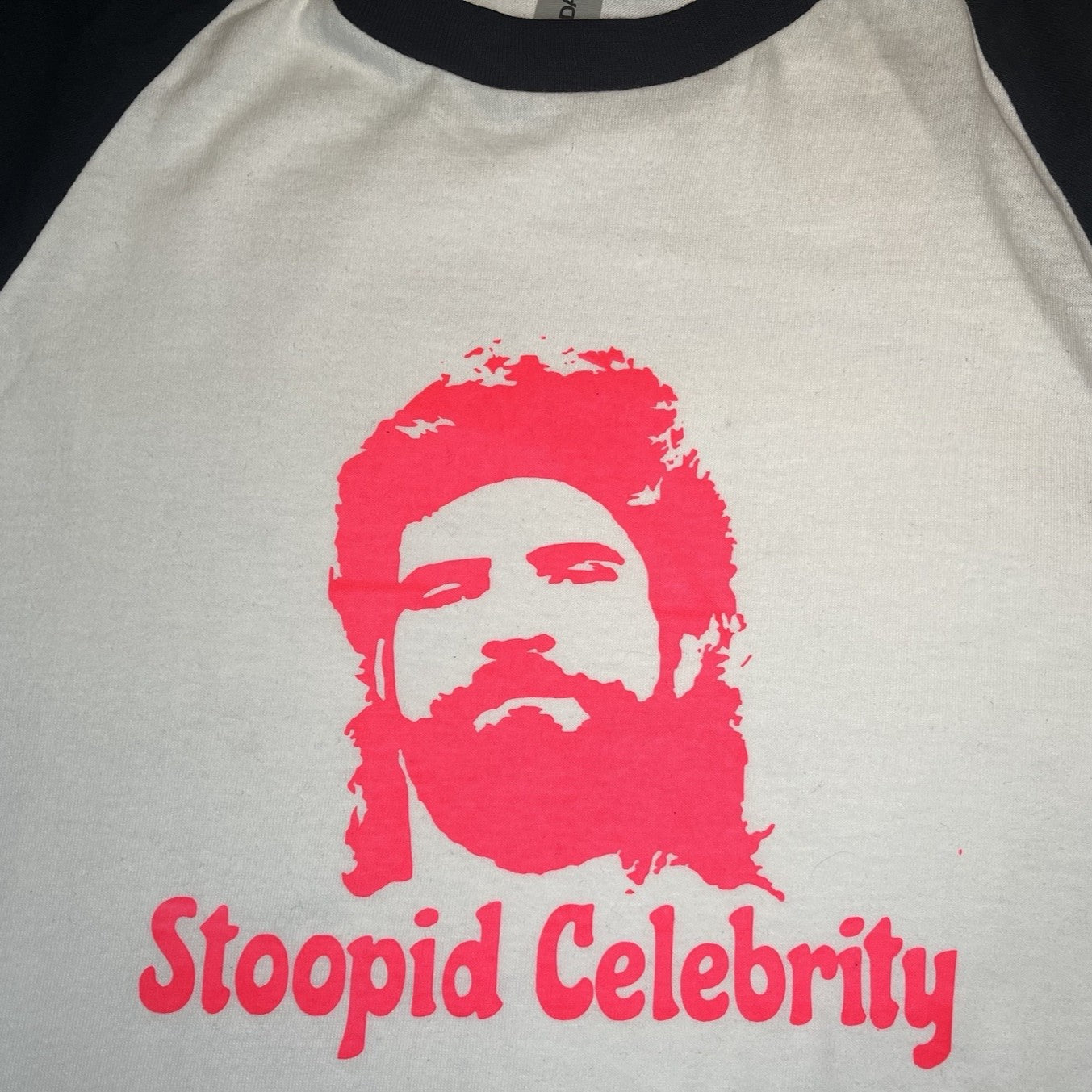 Stoopid Baseball T Blk/Pnk