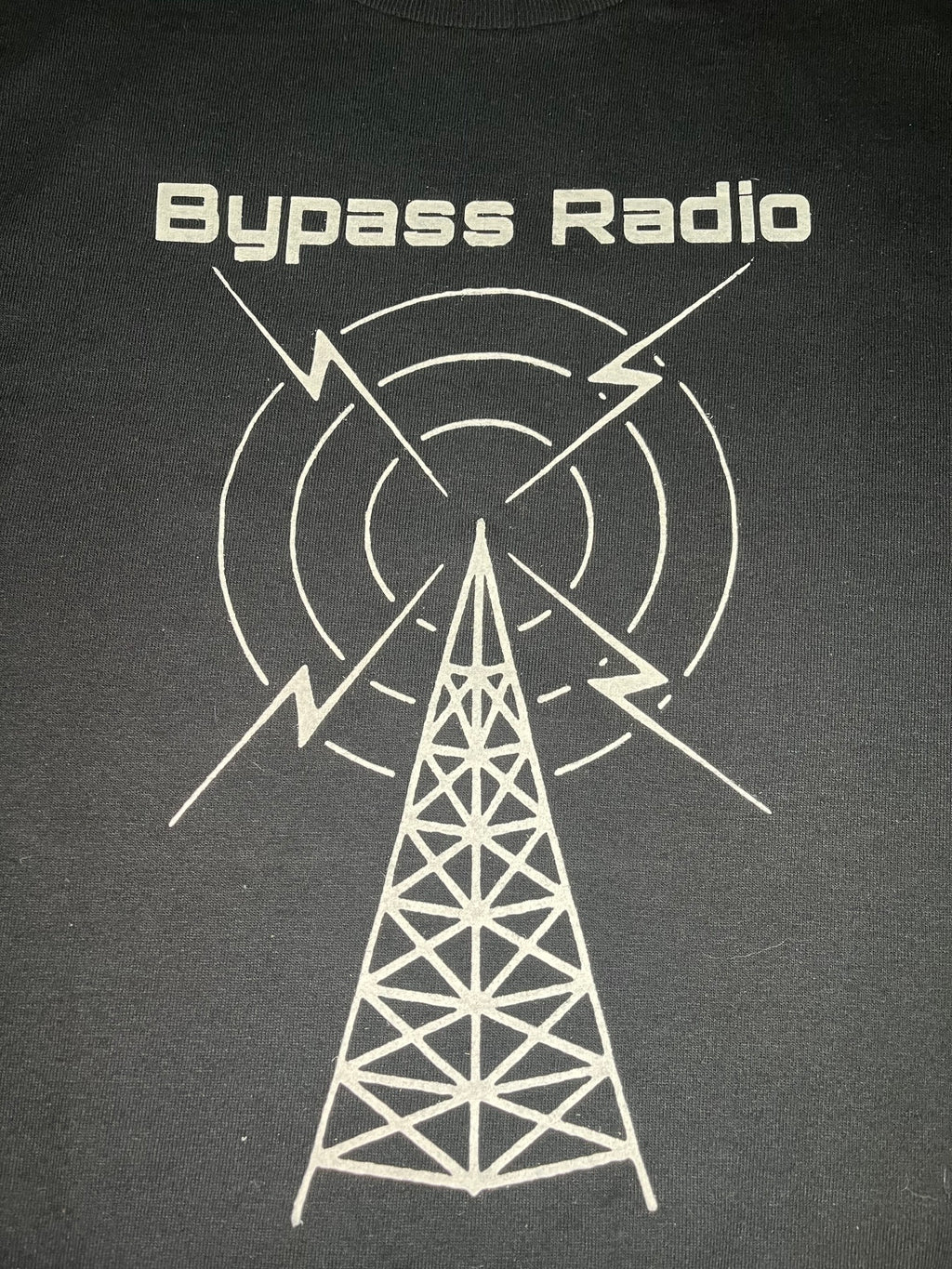 Bypass Radio T Shirt Wht/Blk