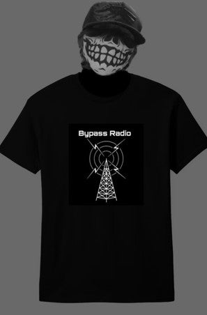 Bypass Radio T Shirt Wht/Blk