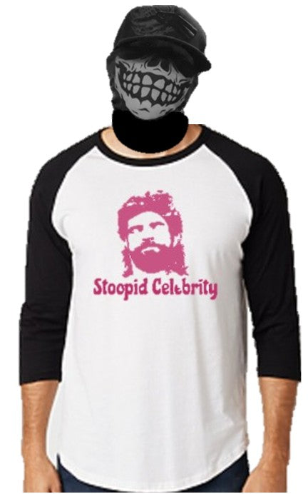Stoopid Baseball T Blk/Pnk